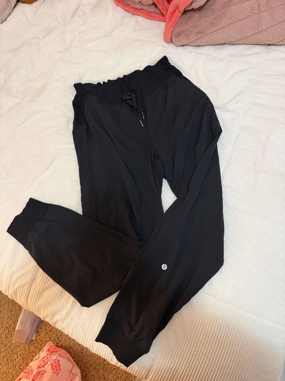 lululemon athletica Black Track Joggers